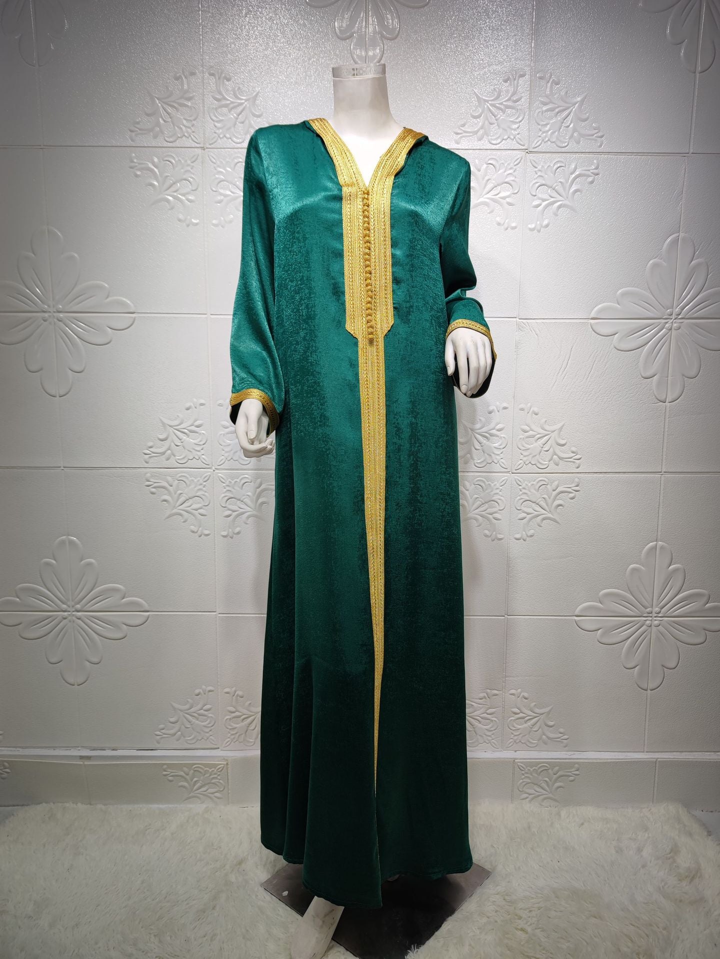 Women's Middle East Diamond Dress Turkish Robe