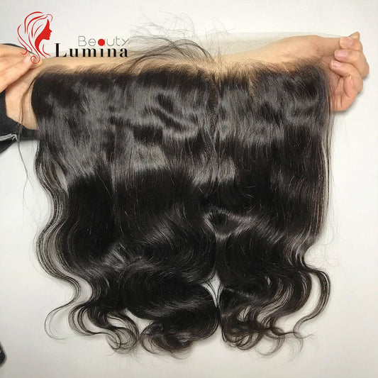 Body Wave Closure 4x4 Lace Closure Frontal Body Wave Frontal Natural Color Transparent Lace Frontal 100% Human Hair 8-22inches