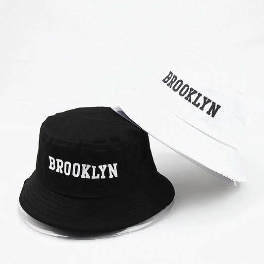 Summer Letter Brooklyn panama Bucket Hat Fisherman  Hat Outdoor Travel Hat Fashion Sun Cap for Men Women Bob Panama bucket hats