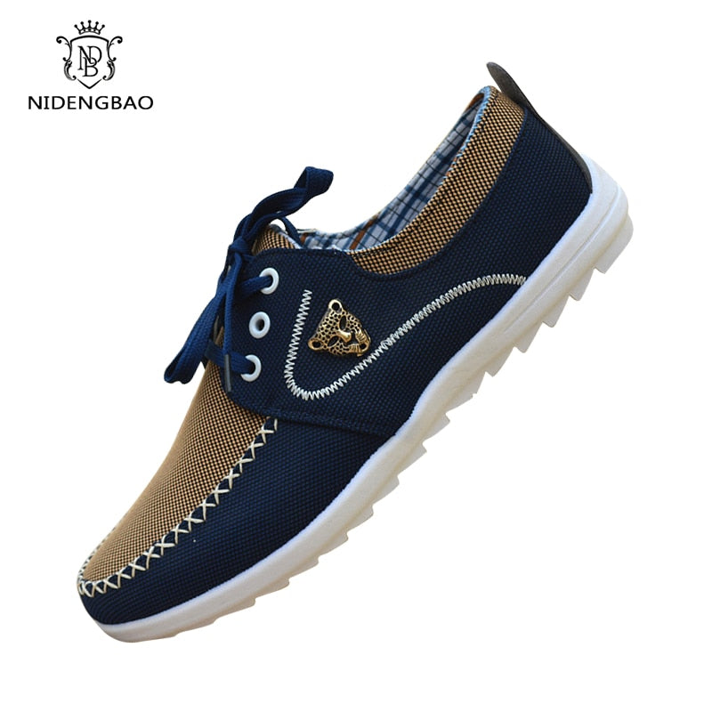 Men Casual Shoes Fashion Style Student Big Size 47 48 Canvas Shoes Men Flat Walking Driving Footwear Light Sneakers Wholesales