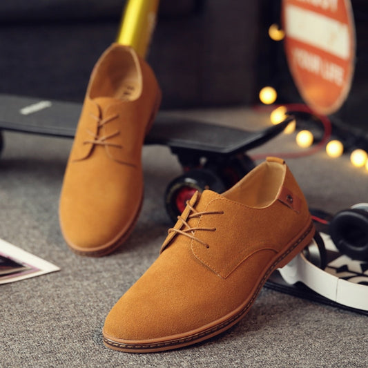 2017 Hot Sale Fashion Men Suede Leather Casual Shoes men spring autumn tide brand Designer Casual Men Shoes Lace Up Shoes Men