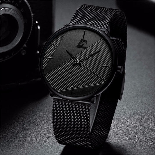 reloj hombre Watches Mens 2022 Minimalist Men&#39;s Fashion Ultra-thin Watch Simple Men Business Quartz Wristwatch relogio masculino