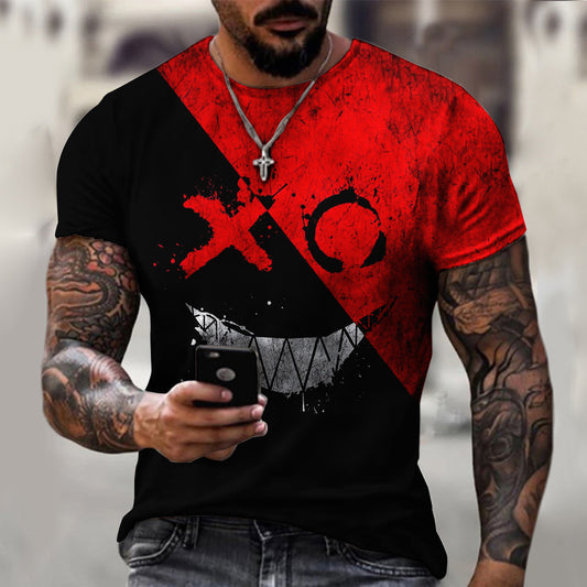 Men's Casual Casual Casual T-shirt Loose