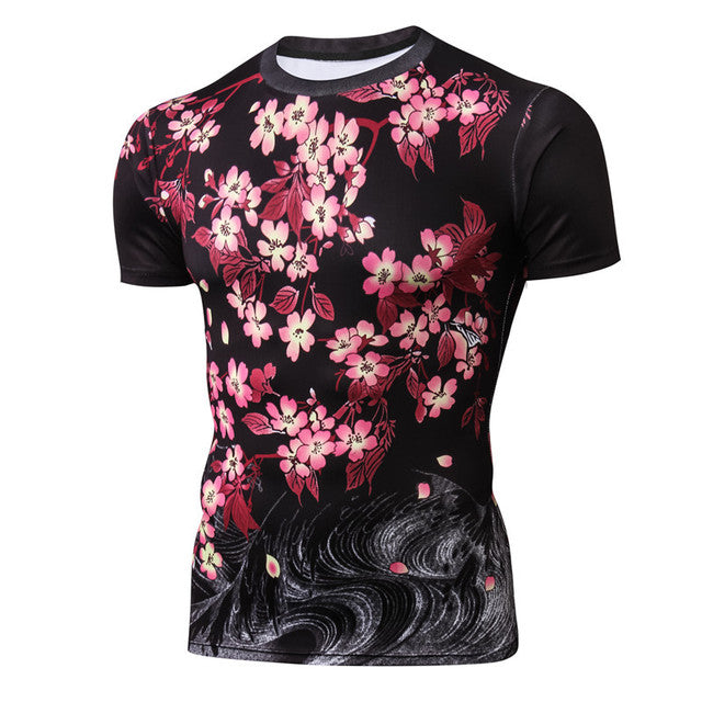 Fashion Printed round Neck T-shirt