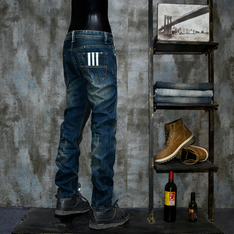 DIESEL Second-Power American-Style Worn Jeans