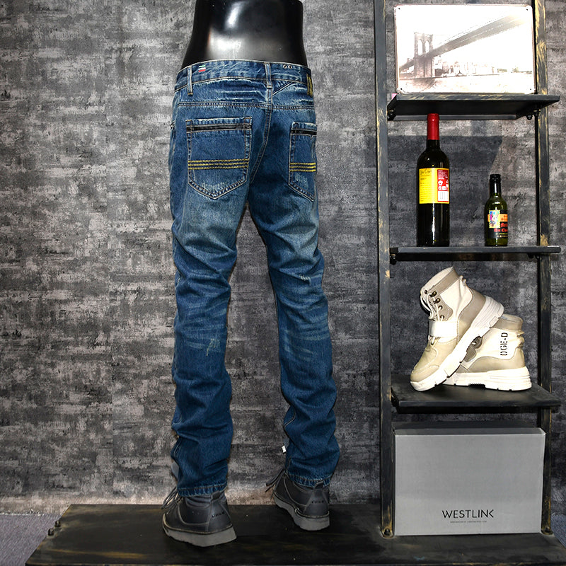 DIESEL Second-Power American-Style Worn Jeans