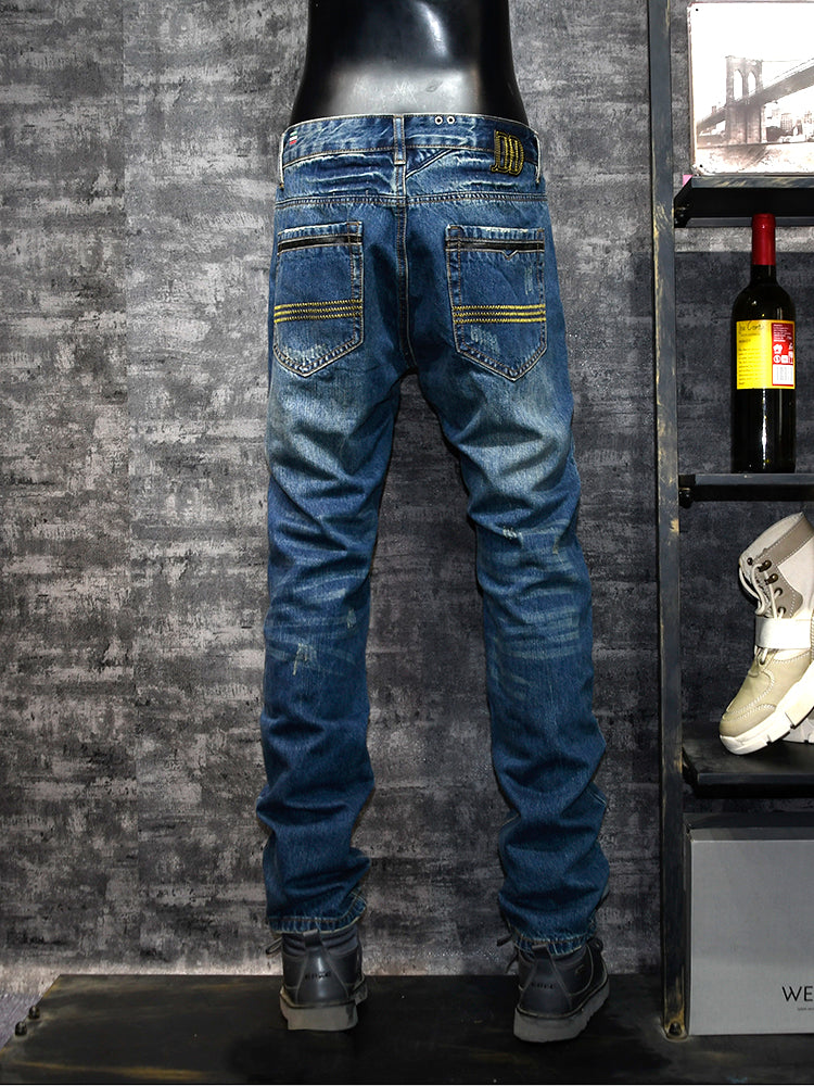 DIESEL Second-Power American-Style Worn Jeans