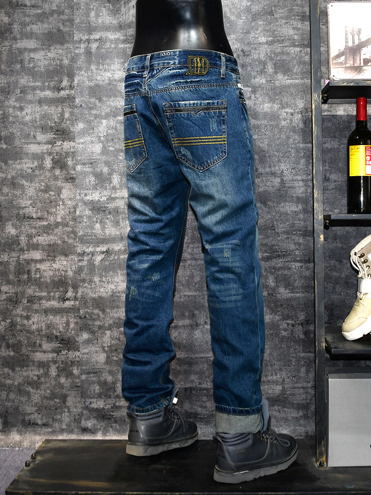 DIESEL Second-Power American-Style Worn Jeans