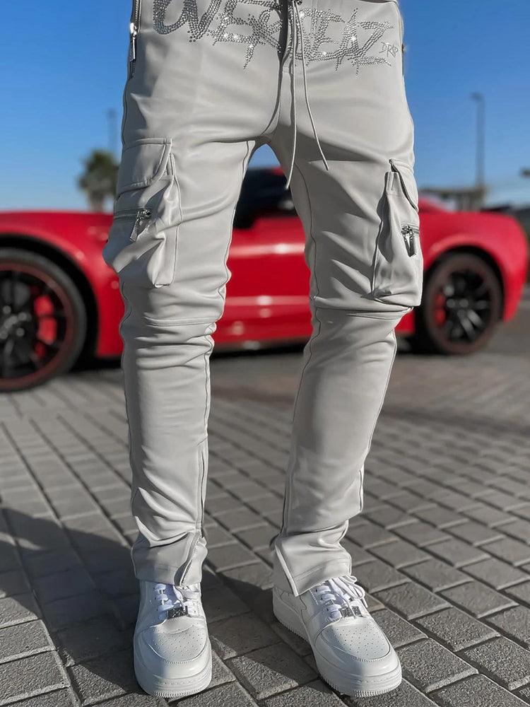 Men's Track Pants Slim Trousers Sport Tracksuit Men Fashion