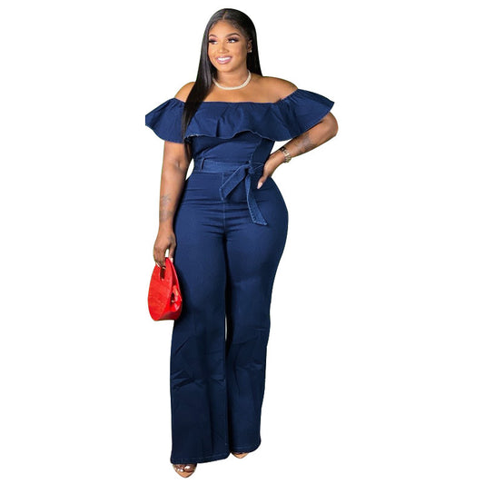 2022 Fashion Elastic plus Size Big Jeans Women Ladies Pants