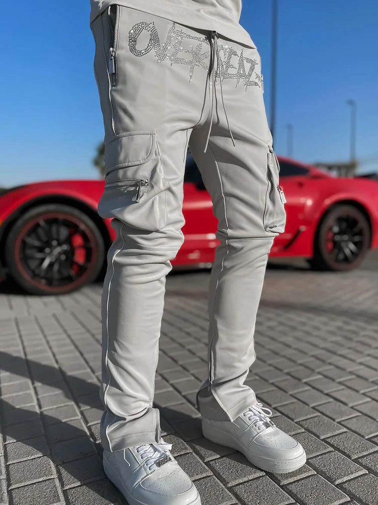 Men's Track Pants Slim Trousers Sport Tracksuit Men Fashion