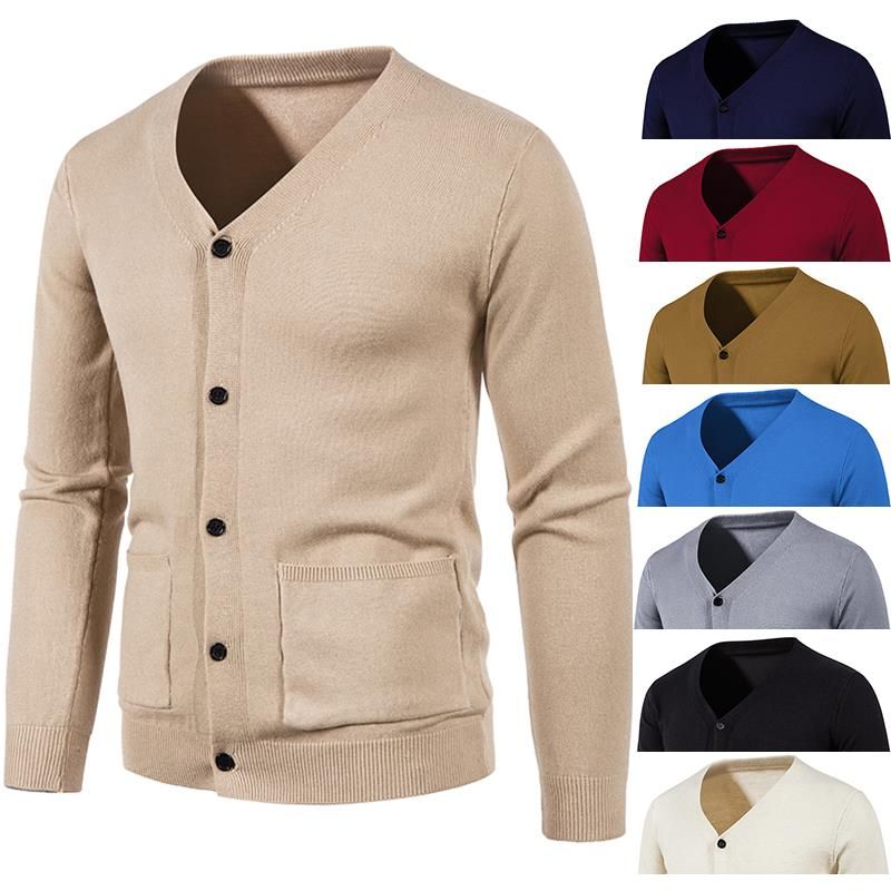 Fall Winter Men Casual Cardigan