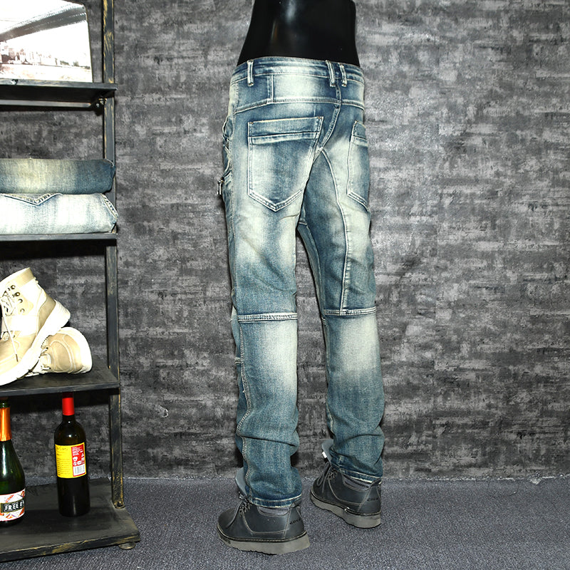 DIESEL Pencil Pants Biker Jeans for Autumn and Winter