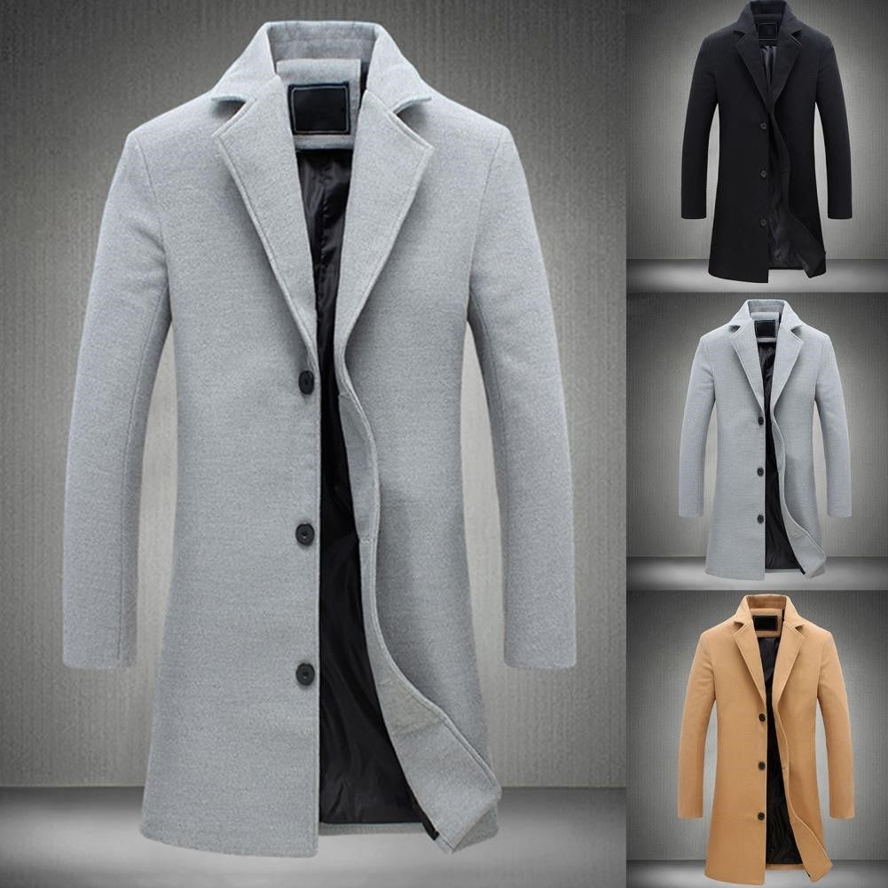 Autumn Long Jackets Winter Jacket Men for Trench Coat Mens