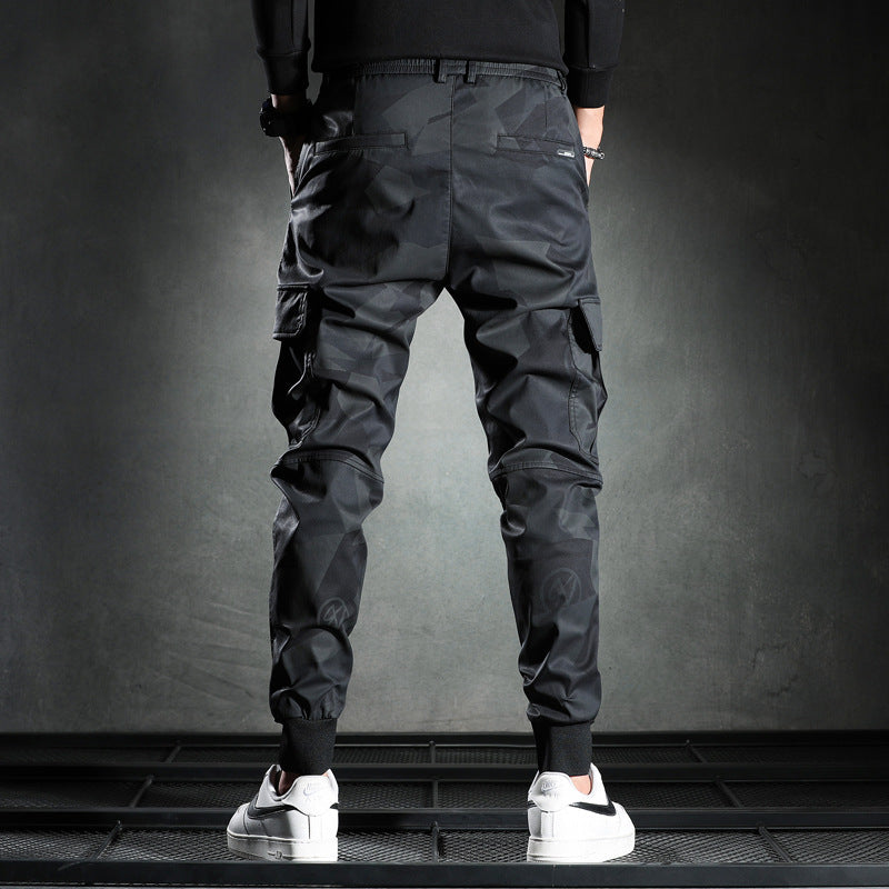 Sweatpants Men Camouflage Elasticity Military Cargo Pants Dr