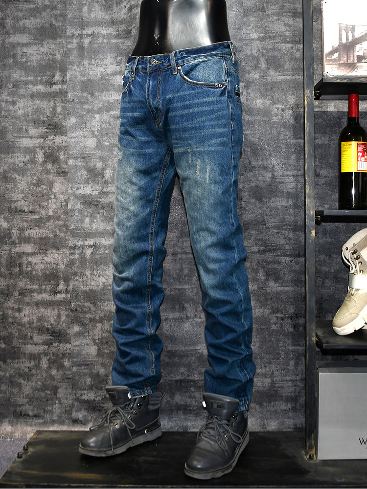 DIESEL Second-Power American-Style Worn Jeans