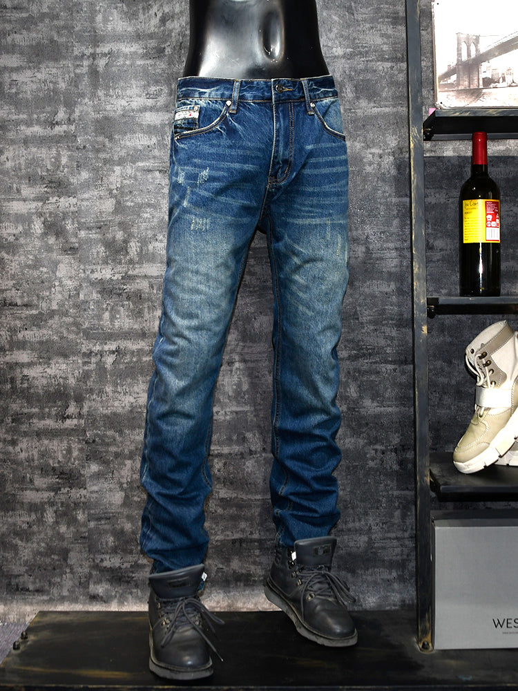 DIESEL Second-Power American-Style Worn Jeans