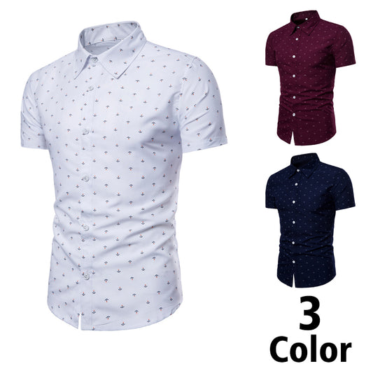 Fashion Men Shirt Casual Plain Cotton Shirt for Men Men Shirt