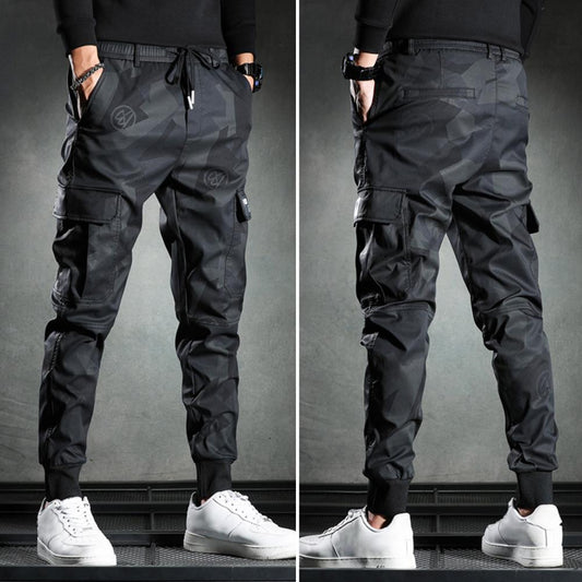 Men Fashion Overalls Streetwear Casual Camouflage Multi Pock