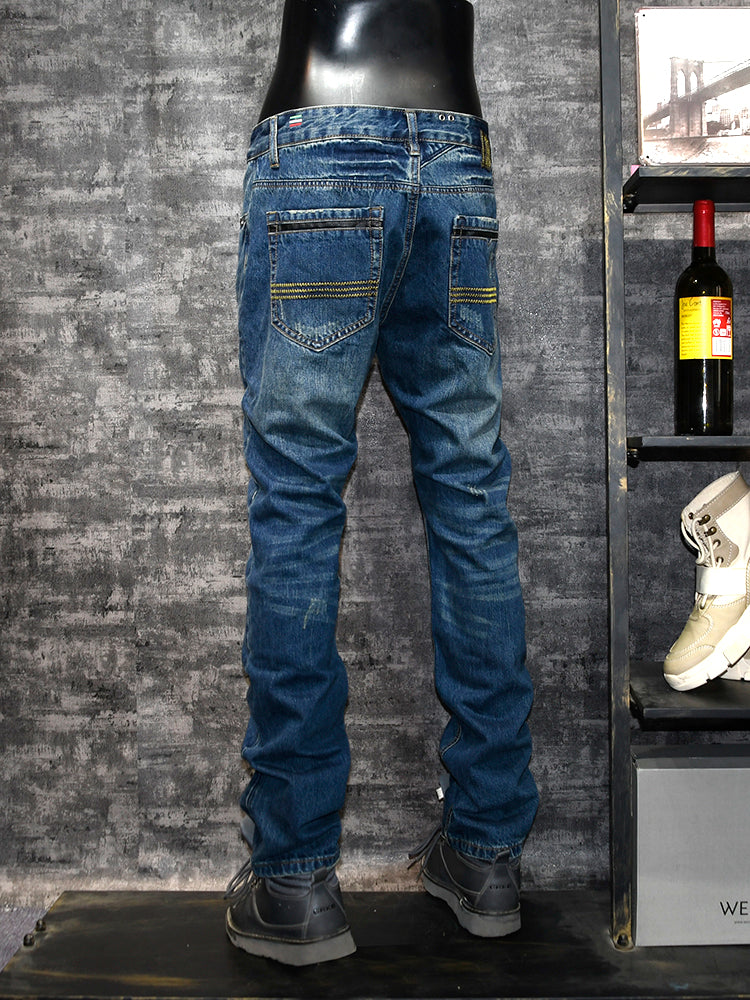 DIESEL Second-Power American-Style Worn Jeans