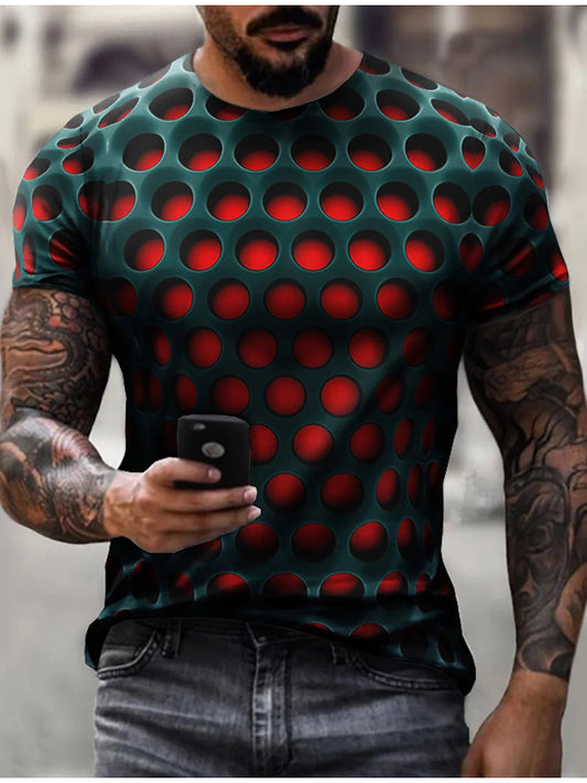 3D Printed Sports Short-Sleeve T-shirt3D Printed Sports Short-Sleeve T-shirt for Men