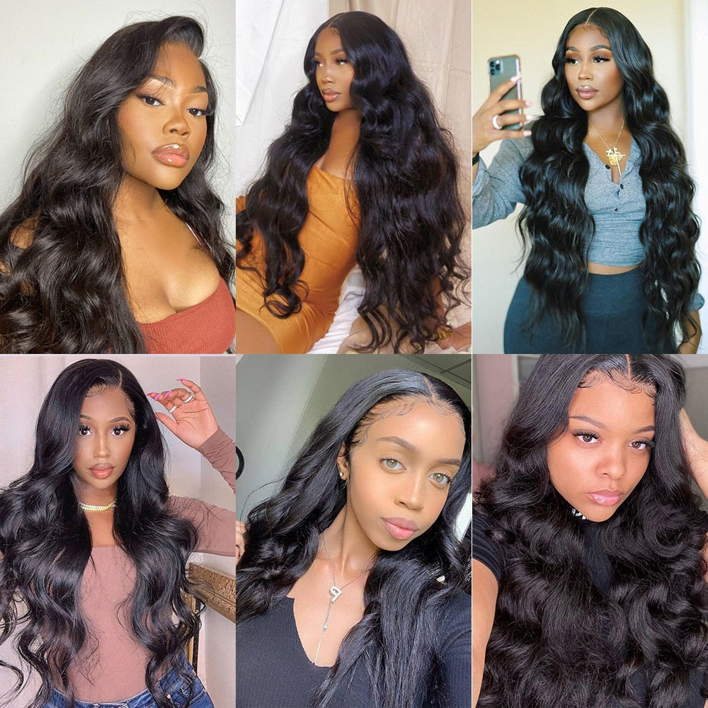 30 40 Inch Body Wave Lace Front Wigs for Women Human Hair Wigs Brazilian Hair 13x4 Full Hd Lace Frontal Wig Loose Body Wave Wig