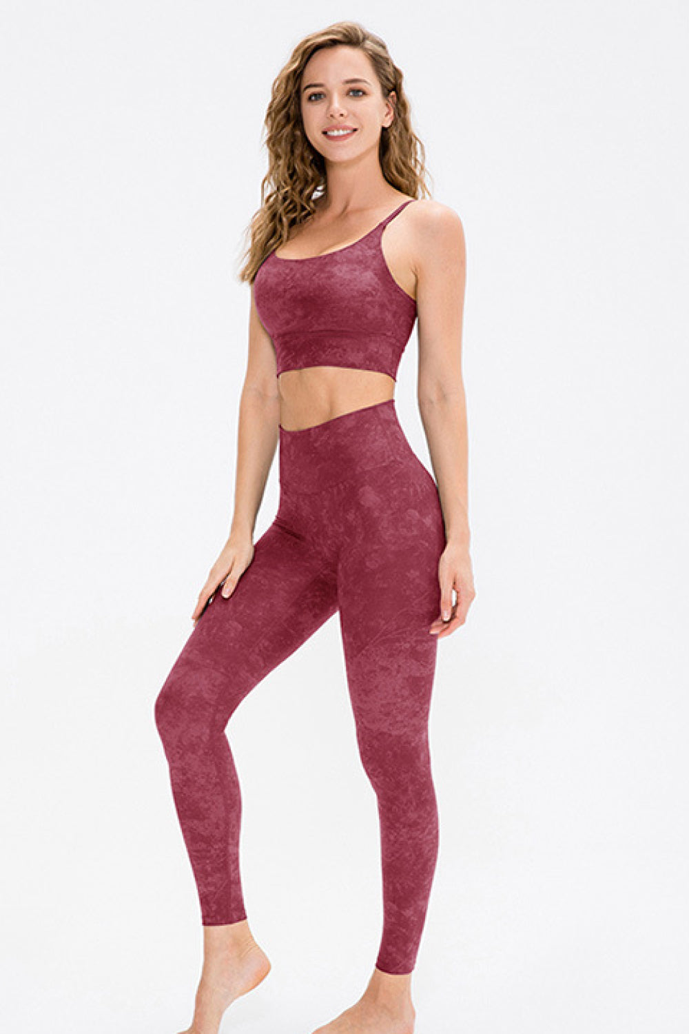 Printed High Waist Yoga Leggings